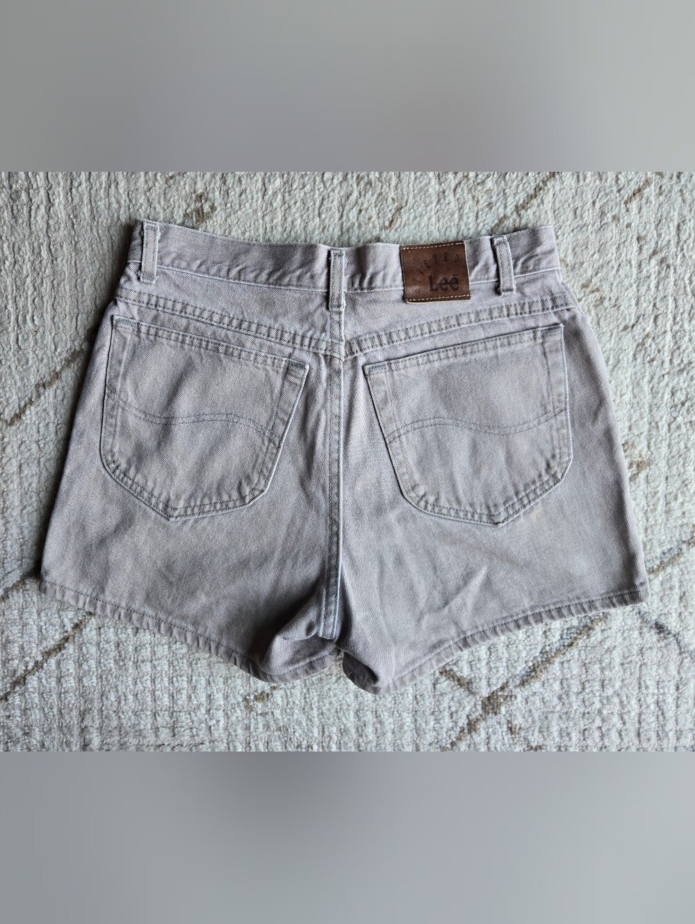 Vintage Lee Riveted 100% Cotton Denim Shorts
